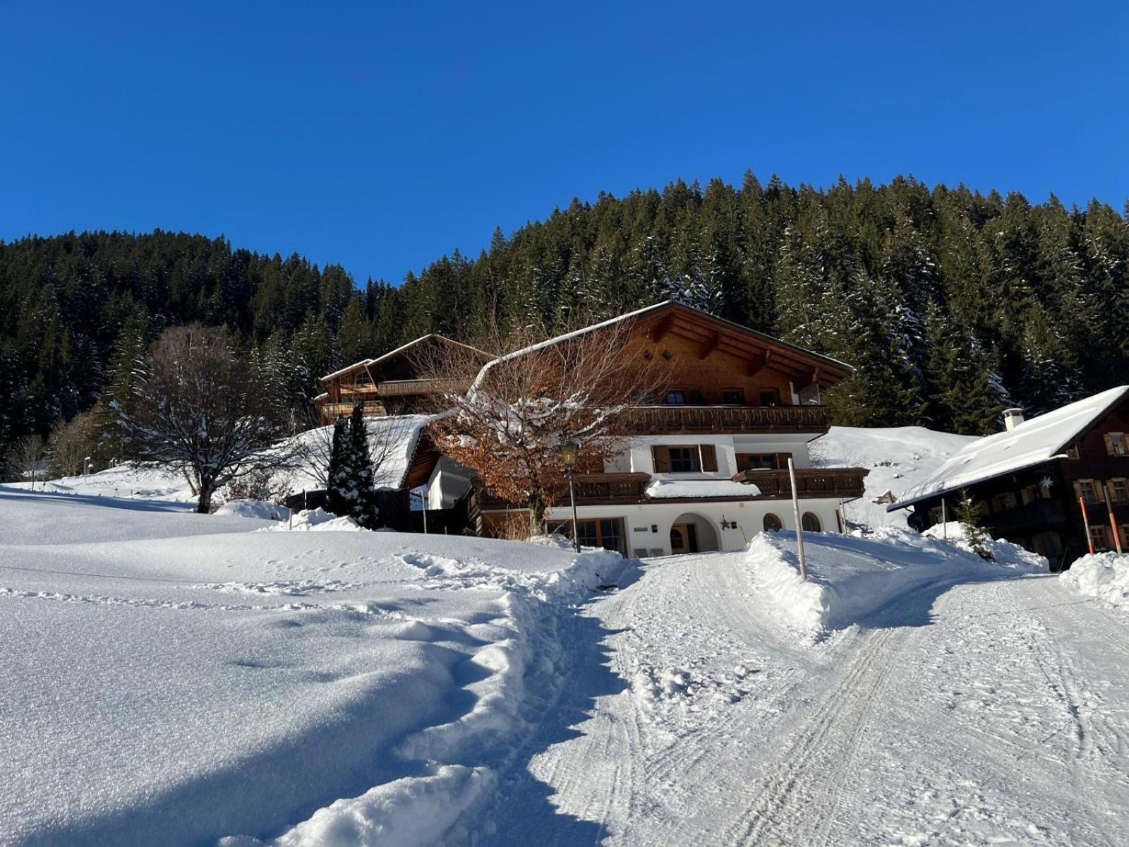 Ferienwohnung Haus Altana Gargellen Exterior foto